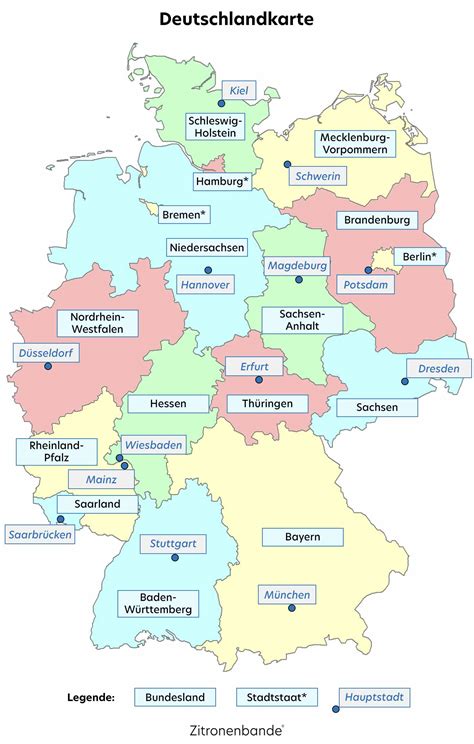 Deutschlandkarte Karte Von Deutschland Runterladen Und Drucken