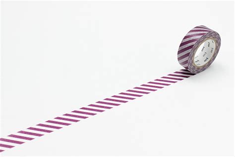 washi masking tape purple stripes artgato