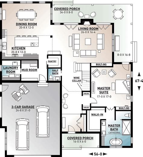 Wonderful Ranch Style Floor Plans 9 Opinion House Plans Gallery Ideas