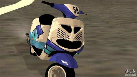 ( 582 mb version is best ). Piaggio Zip Polini Cup for GTA San Andreas