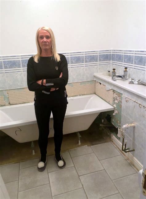 West Lothian Mum Fumes After Catching Her Plumber Sleeping On The Bathroom Floor Edinburgh Live