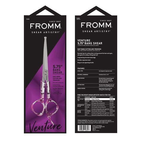 Venture 575 Bang Shear By Fromm Shears And Shapers Sally Beauty