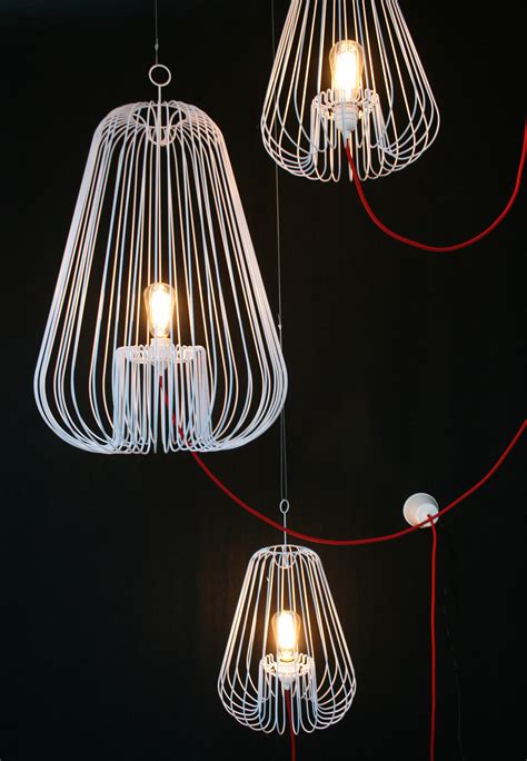 Choose from 4 cage designs in 10 colours/finishes. La Corbeille Big Light Cage Pendant - White | Made In ...