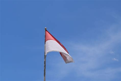 Bendera Merah Putih Bendera Fotografi Warna