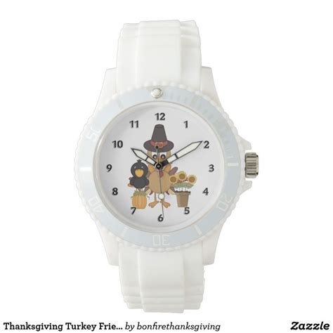 thanksgiving turkey friends wrist watch zazzle wrist watch wrist thanksgiving turkey