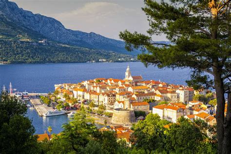 Korcula Auf Der Insel Korcula Kroatien Franks Travelbox