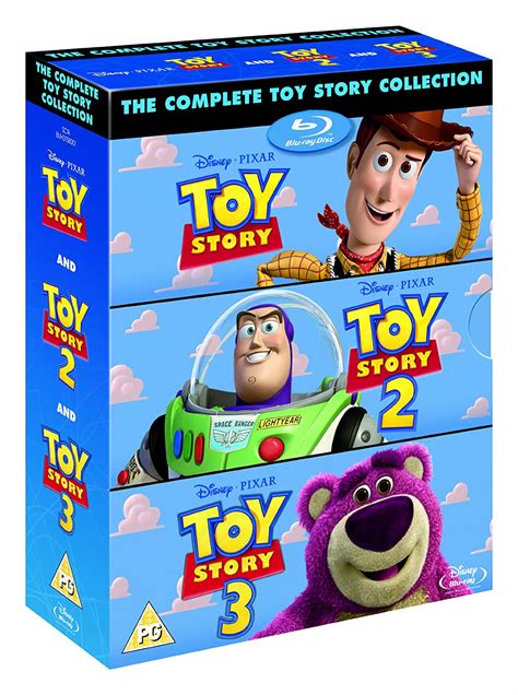 Disney Pixar Film Blu Ray Collection Toy Story Cars Incredibles The