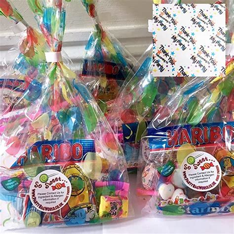 Filled Sweet Bags Ready Made Candy Party Bags Favours 15 Bags Amazon