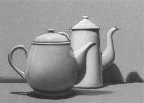 Pencil Drawing Of White Still Life Objects MS CHANG S ART CLASSES