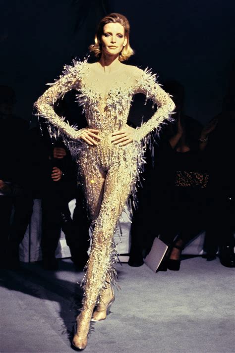 Mugler Spring 1998 Couture Collection Vogue Runway Fashion Fashion