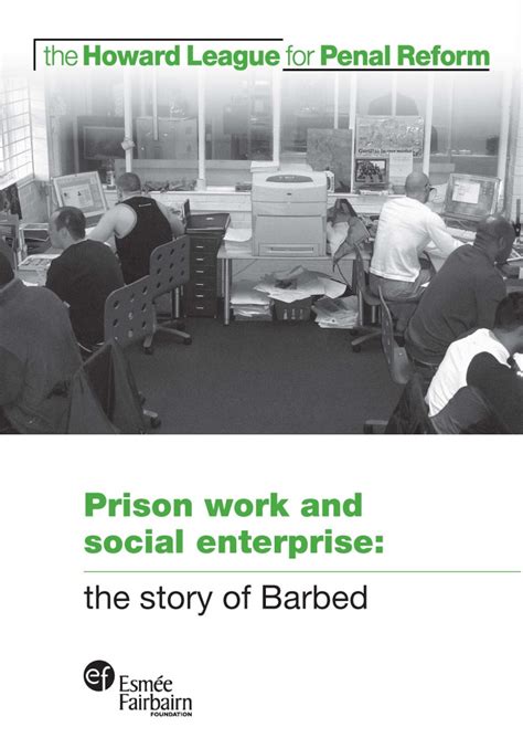 The Howard League Prison Work And Social Enterprise