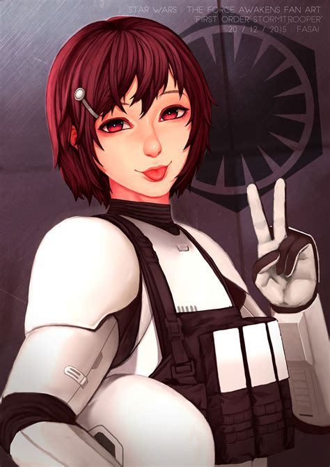 First Order Stormtrooper Fasai Roll Out Stormtrooper Anime Anime Fantasy