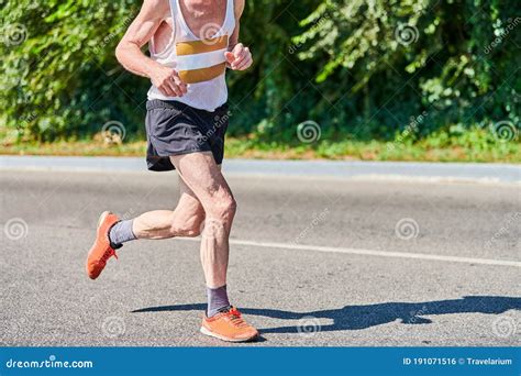 Running Old Man Stock Photo Image Of Healthy Feet 191071516