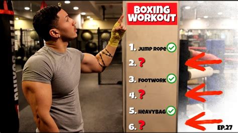 Basic Boxing Workout For Beginners Boxing Tip Series Youtube