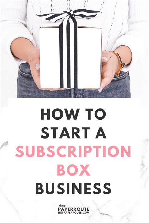 How To Start A Subscription Box Business Subscription Box Business