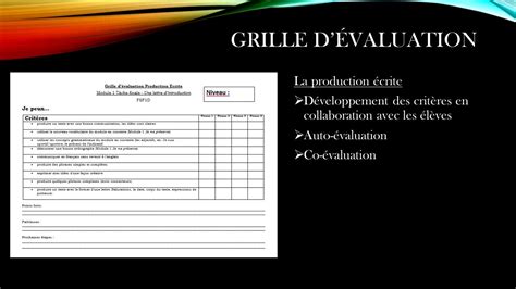 Grille D Valuation De La Production Crite Meteor