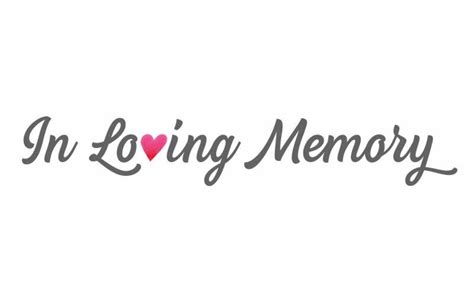 In Loving Memory Logo Pylon Design Crystal Palace London