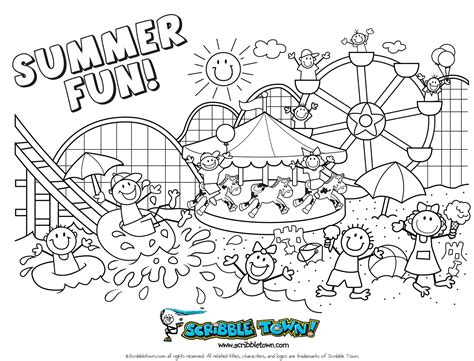 Coloring Pages: Free Coloring Pages Of Summer Seasons For Kids