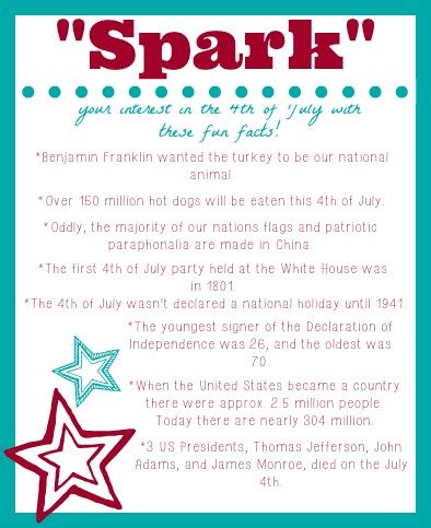 American history trivia question & answer. Blue Skies Ahead: Sparkler Favors with some Fun 4th Trivia!