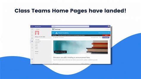 Class Teams Homepages Everything You Need To Get Started Cloud