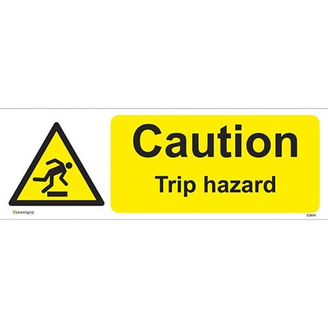 Caution Trip Hazard Sign Safety Sign Shop