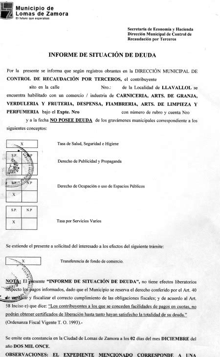 Guía De Trámites Lomas De Zamora