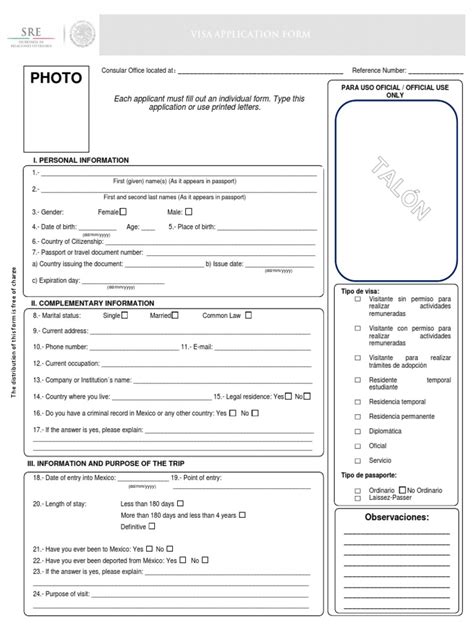 Resume examples > form > ethiopian passport renewal application form. Application Mexico Visa | Travel Visa | Passport | Free 30 ...