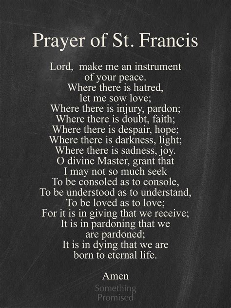 Prayer Of St Francis Of Assisi Metal Print On Reclaimed Wood Etsy