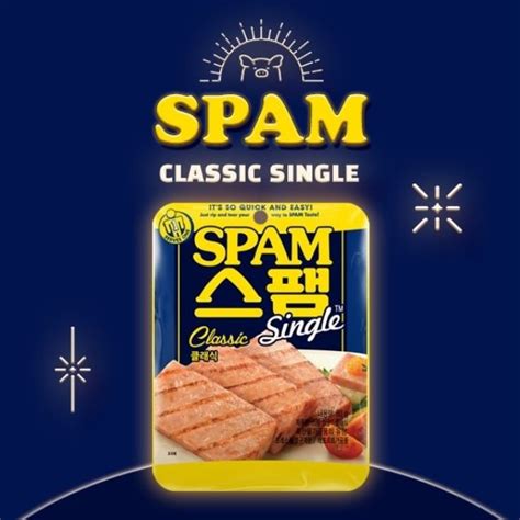 Cj Pork Spam Single Classic Ham 80g Exp Sep 2022 Shopee Malaysia