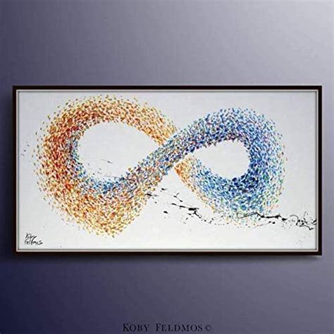 Abstract Painting 67 Infinity Symbol Original Abstract Oil
