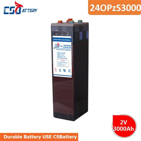 24opzs2 3000 2v 3000ah Tubular Flooded Opzs Battery