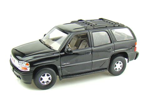 2001 Gmc Yukon Denali Black 118 Scale Diecast Model Car ~ Model Car