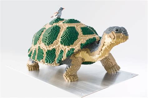 Sean Kenneys Nature Connect Lego Animal Sculptures Are Featured In