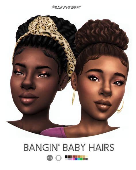 Maxis Match Baby Hairs Sims 4 Design Talk
