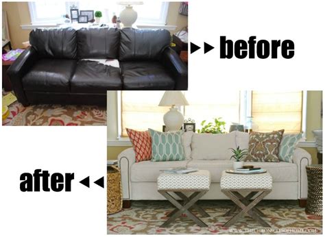 Read a complete guide on how to reupholster a couch. The Reveal | Our Newly Upholstered Sofa - The Chronicles ...