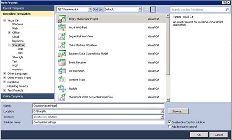 SharePoint Journey Creating A Custom Master Page In SharePoint 2010