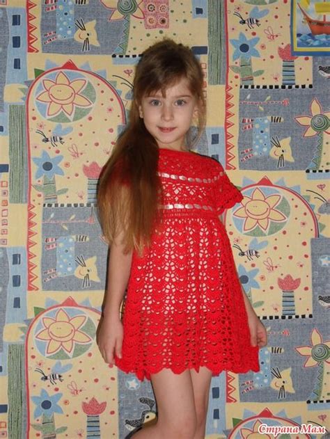 Красное платьице Платья для маленькой девочки Мода для девочек