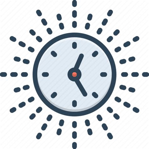 Afternoon Clock Day Half Interface Lunchtime Time Icon Download