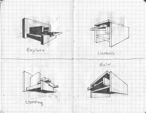 David Le Exp3 18 Two Perspective Drawings