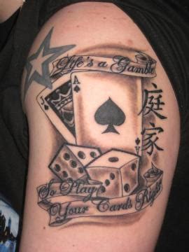 Gambling theme arm tattoo - | TattooMagz › Tattoo Designs / Ink Works
