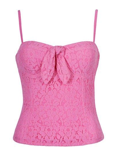 Pink Lace Bustier Top 2499 From Ally Australia Lace Bustier Top