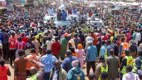 Live Raila Odinga In Oyugis Town Homa Bay County After Gusii Stadium