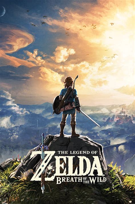 The Legend Of Zelda Breath Of The Wild Sunset Poster Buy Online At
