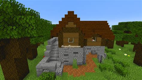 Medieval Survival House Minecraft 114 Dark Oak Forest Biome Based