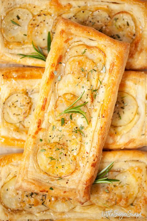 Brie And Potato Tarts With Easy Rough Puff Pastry Littlesugarsnaps