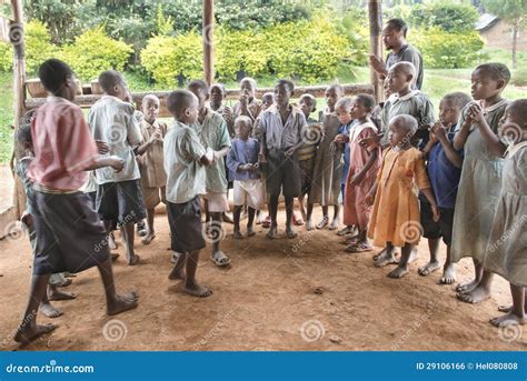 Singing And Dancing Children In Africa Editorial Photo Image Of