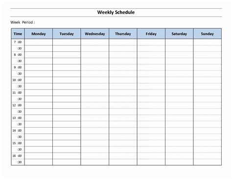 Effective Monday Thru Sunday Template Get Your Calendar Printable