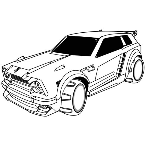Coloriage Rocket League à imprimer