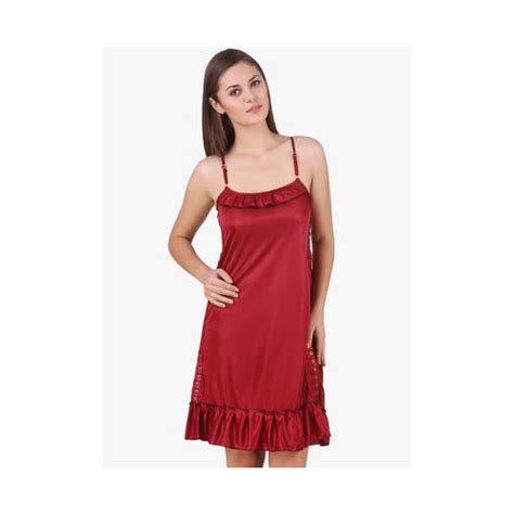 Nighties Plain Woman Maroon Nightwear At Rs 192piece In Delhi Id 13795800388
