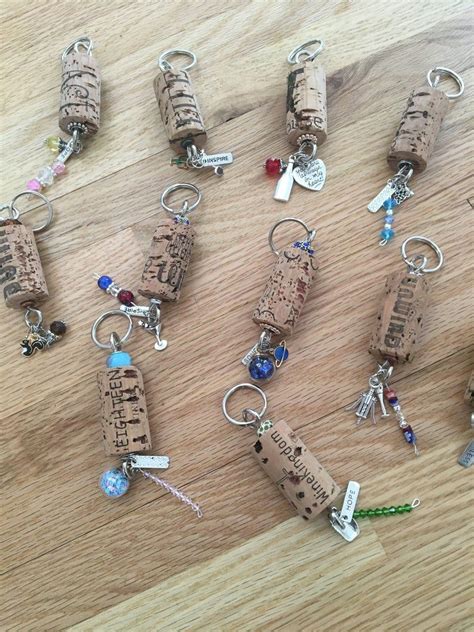 Wine Cork Keychains Wine Cork Decor Wine Ts New Home Etsy Wine